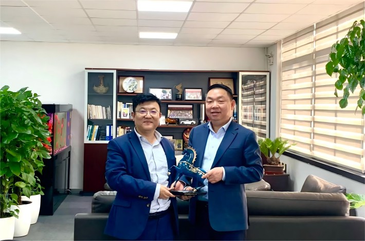 华民经济城领导莅临领科汇智考察调研